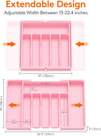 Lifewit Silverware Drawer Organizer, Expandable Utensil Tray - Image 3