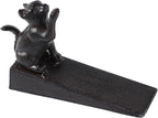 Notakia Cat Door Stopper Heavy Duty Rustic Cast Iron Cute Door Stopper by Notakia