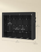SONGMICS Portable Closet, Wardrobe Closet Organizer - Image 6