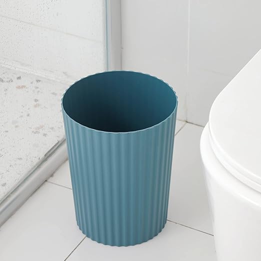 JiatuA Small Trash Can Plastic Wastebasket Round Garbage Container Bin - Image 3