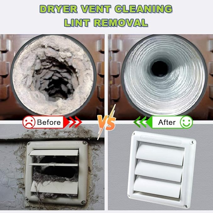 Sealegend 2 Pieces Dryer Vent Cleaner Kit, Dryer Lint Vacuum Attachment - Image 8
