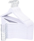 ELONG HOME Wooden Hangers 30 Pack, Wood Hangers by ELONGHOME