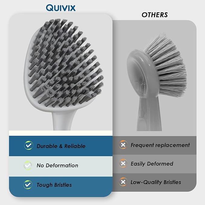 3 Pack Heavy Duty Bathroom Scrub Brush - Image 4