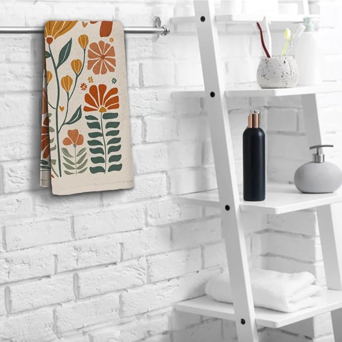 Boho Floral Hand Towels - Image 5