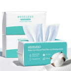 MSOEUESO Soft Dry Wipes Cotton Facial Tissues, Cotton face Towel by MSOEUESO