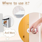 Silicone Door Stoppers for Wall, Door Pads to Prevent slamming - Image 4