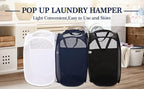 AQQA 6 Pcs Handy Laundry Collapsible Mesh Foldable Hampe, Popup Laundry Basket - Image 5