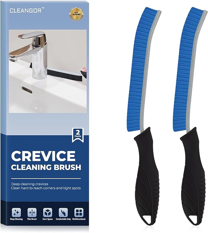 Crevice Cleaning Brushes, Cleaner Scrub Brush Tool by Cleangor