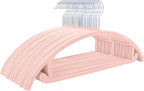 MIZGI Premium Velvet Hangers 60 Pack Heavyduty- Non Slip No Shoulder Bump Suit by MIZGI