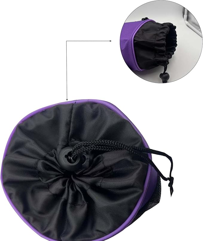 Mesh Clothespin Bag with Drawstring, Hanging Laundry Pin Storage Organizer - Image 3