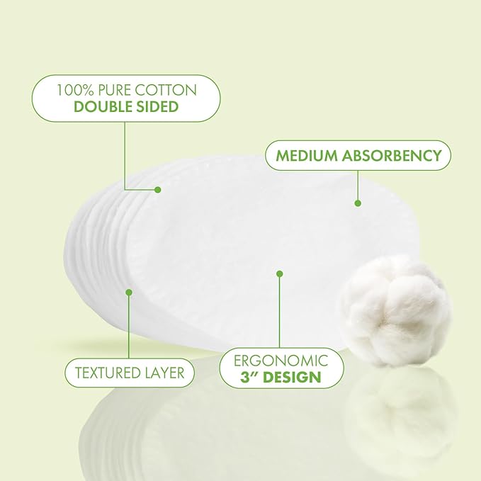 Intrinsics Premium 3” Large Cotton Rounds – Lint-Free Cotton Pads - Image 2