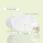 Intrinsics Premium 3” Large Cotton Rounds – Lint-Free Cotton Pads - Image 2