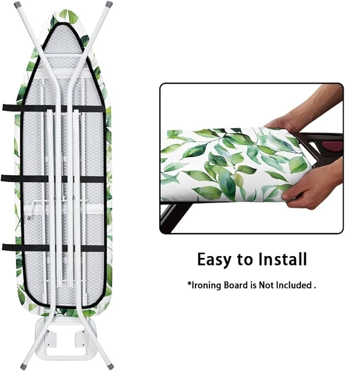 Green Leaves Ironing Board Covers Tabletop Ironing Board Cover Dust Cover - Image 4