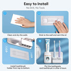 Adhesive Stickers for Toothpaste Dispenser Wall Mounted for Bathroom - Image 2