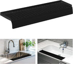 Sink Edge Protector with Suction Cup, Silicone Sink Splash Guard by Lioush