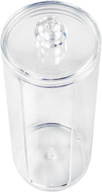 Super Z Outlet Cosmetic Cotton Pad Rounds Holder Makeup Removers Clear Acrylic - Image 4