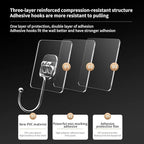 48-Pack Strong Adhesive Wall Hooks - Image 3