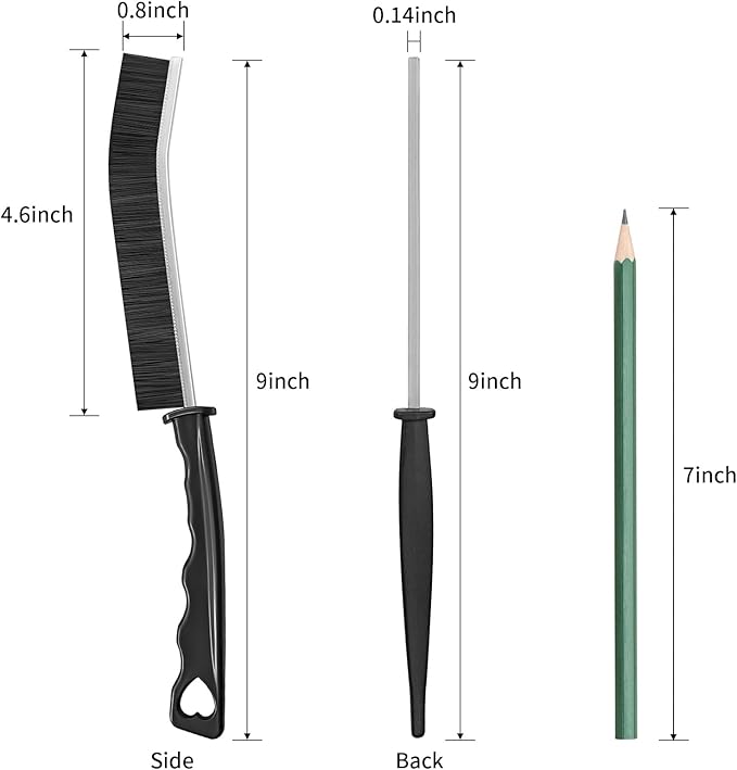 4TH Multi-Purpose Hard Bristle Crevice Cleaning Brush -Deep Cleaning Essential - Image 2