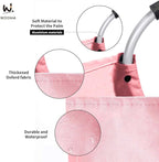 WOOHA 125L Large laundry basket, Collapsible laundry hamper, Tall Clothes - Image 5