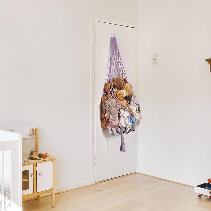 Upgrade Stuffed Animal Hammock Corner or Wall Hanging Net - Image 7