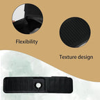24 Inch Black Durable Faucet Mat, Silicone Kitchen Sink Splash Guard Behind - Image 3