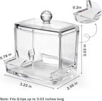 SheeChung 10Oz Acrylic Qtip Holder Dispenser - Image 4