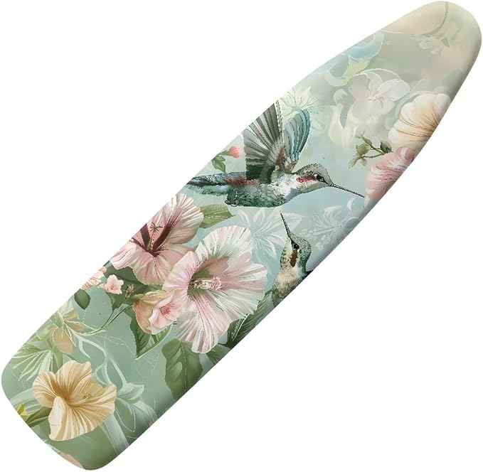 ZDCUSTOM Flower Hummingbird 15x54 Inch Standard Size Iron Covers by Unknown