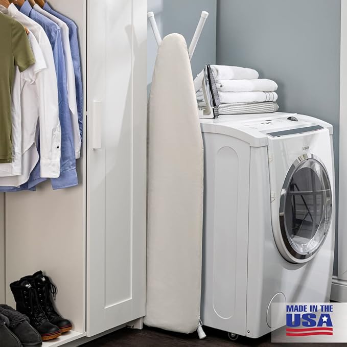 Full Size Ironing Board Made in USA – Beige by Seymour Home Products 4 - Image 2