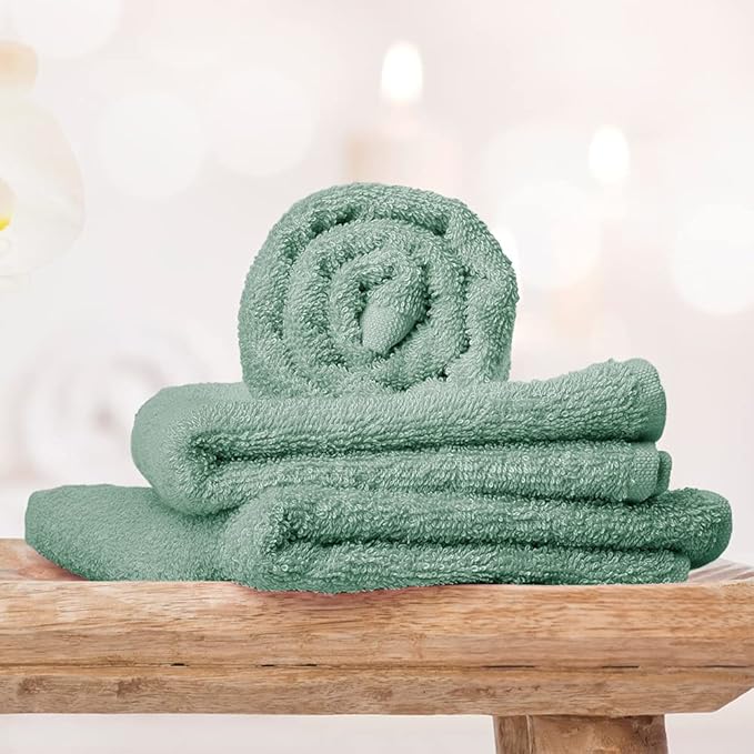 Yoofoss Luxury Washcloths Towel Set 10 Pack Baby Wash Cloth - Image 2