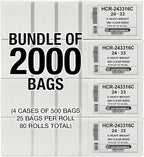 Aluf Plastics High Density Trash Bags, 12-16 Gallon, 16 Micron, - Image 2