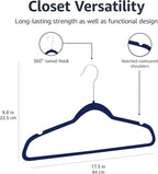 Amazon Basics Slim Velvet Non-Slip Space Saving Suit Clothes Hangers - Image 5