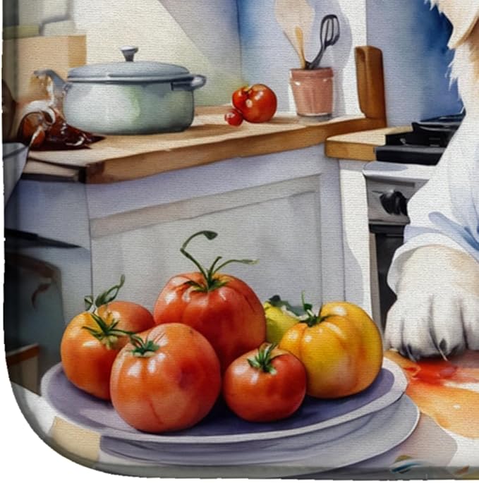 Caroline's Treasures DAC6261DDM Great Pyrenees The Chef Dish Drying Mat - Image 4