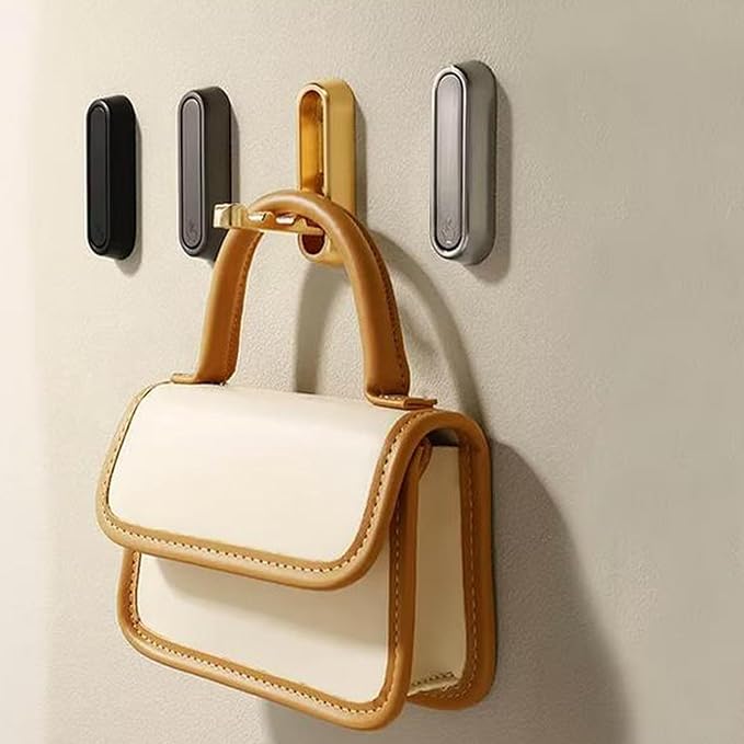 Foldable Coat Hooks, Folding Coat Hooks, Invisible Folding Single Retractable - Image 3