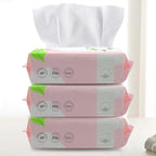 Disposable Face Towel Dry Wipes, 100% Cotton Facial Tissue, Lint Free Facial by GothicBride