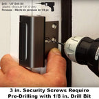 Prime-Line U 11126 Door Reinforcement Lock – Add Extra, High Security to your - Image 6