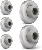 5 Pack Concave Wall Door Bumper Stop Brushed Satin Nickel – 2-1/2” Outside by KOVOSCH
