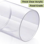 4 Pack Acrylic Qtip Holder Dispenser - Image 8