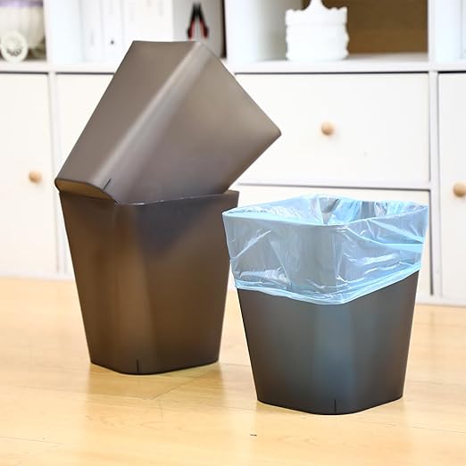 Hoolerry 9 Pieces Garbage Can 2 Gallon Small Trash Cans Bulk Bathroom Trash Bin - Image 6