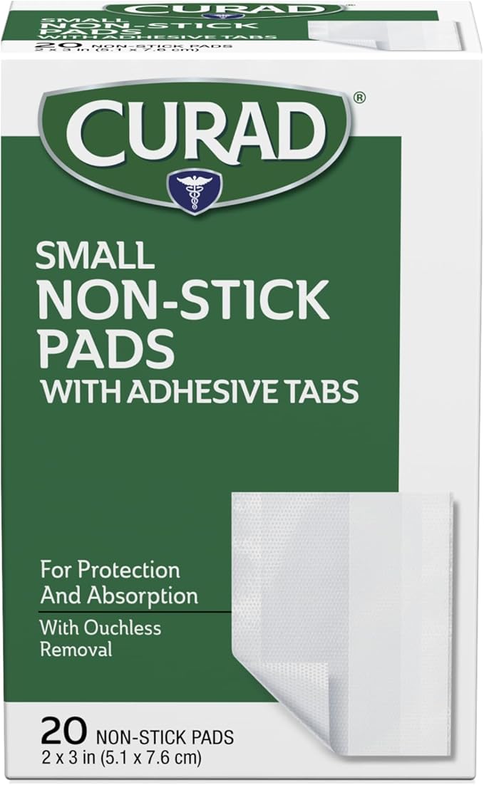 Curad Small Non-Stick Pads by Curad