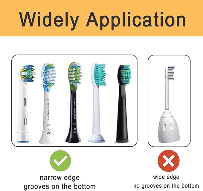 4 Pack Electric Toothbrush Head Holder Storage Case Toothbrush Holder, Electric - Image 4