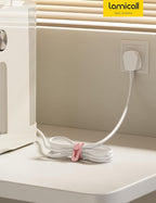 Lamicall 30Pack Silicone Cable Ties Cord Organizer, Home Decor Organizer Ties - Image 7