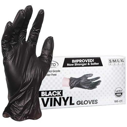 ForPro Disposable Vinyl Gloves, Industrial Grade, Powder-Free, Latex-Free by ForProProfessionalCollection