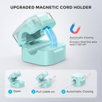 AhaStyle Magnetic Cable Organizer 6 Pack Cord Cable Holders Clips Strong - Image 2