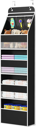 Univivi 5-Shelf Fabric Door Storage Over Door Hanging Organizer by Univivi