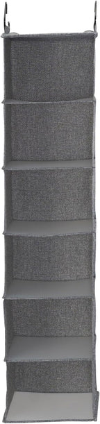 Household Essentials 6 Shelf Hanging Closet Organizer, Hanging Closet Shelf - Image 5