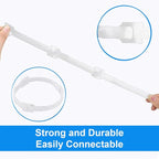 60 PCS 6 Inches Reusable Cable Ties, Wire Ties, Cord Organizer, Cable Organizer - Image 5