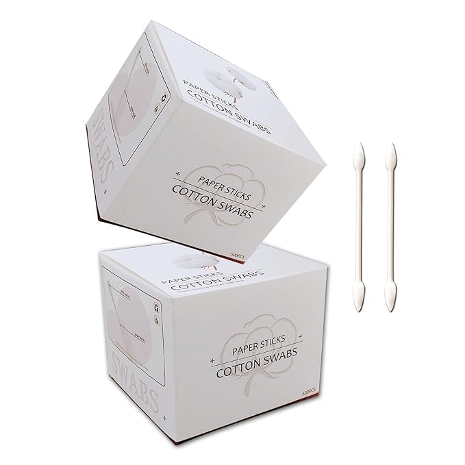 1000 Pieces Precision Tips, Double Pointed Cotton Swabs by qzcccecl
