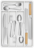 Lifewit Silverware Drawer Organizer Tray, Plastic Cutlery Storage by Lifewit