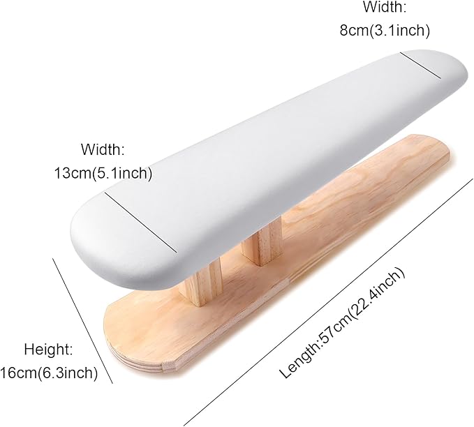 Upgraded Padded Longer Sleeve Ironing Board, Sleeves & Chest Tailor, Portable - Image 2