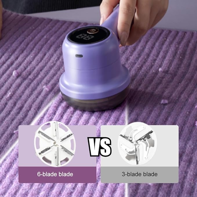 Rechargeable Fabric Shaver Lint Remover, 2025 New Electric Lint Remover Lint - Image 3